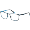 Brille für Clip 10080-3 dunkelgrau auf blau matt Blau