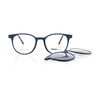 Brille mit Clip UN770-3 blau matt
