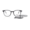 Brille mit Clip UN770-2 grau matt
