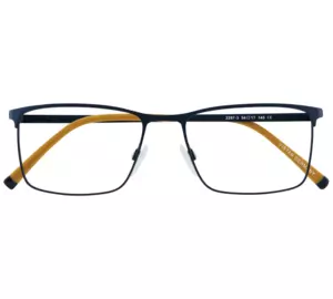 VISTAN Brille Flex 2287-3 dunkelblau mit safran matt