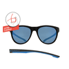 Sonnenbrille SPIN-001P schwarz matt blau Schwarz
