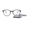Brille mit Clip UN767-1 schwarz matt Schwarz