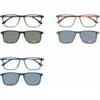 Brille für Clip 6369-2 dunkelblau matt Blau