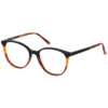 Brille 61094-3 schwarz orange verlauf Orange