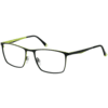 Brille für Clip 10080-2 schwarz auf grün matt Schwarz