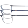 Brille Flex 2329-1 dunkelgun auf blau matt Grau