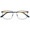 Brille Flex 2357-2 dunkelgun auf dunkelgrün matt Gelb
