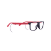 Brille FINN-005 schwarz rot matt Schwarz