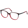 Brille 61100-1 rot grau marmoriert verlauf Rot
