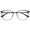 Brille für Clip 2896-1 schwarz metallic mit grün matt