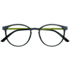 Brille für Clip 6457-1 carbon schwarz verlauf grün