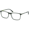 Brille 60117-1 dunkelgrau auf grau transparent Grau