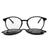 Brille mit Clip M4110A matt schwarz Schwarz