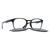 Brille mit Clip M4103A schwarz matt Schwarz