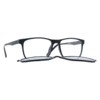 Brille mit Clip M4202 A schwarz matt Schwarz