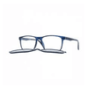  Brille mit Clip M4202 B blau transparent matt Blau