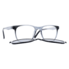 Brille mit Clip M4203D grau transparent Grau