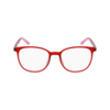 Brille mit Clip M4208C rot transparent fuchsia Pink/Rosa