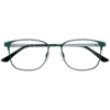 Brille Titan für Clip 4609-2 dunkelgrün matt carbonbügel Grün