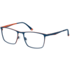 Brille für Clip 10080-1 dunkelblau auf rot matt