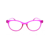 KLH156-1 violett transparent +Sonnenbrillenclip  +1,00 dpt Pink/Rosa