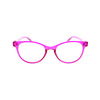 KLH156-1 violett transparent +Sonnenbrillenclip  +2,50 dpt Pink/Rosa