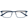 Brille für Clip 2087-1 blau dunkel auf gun matt