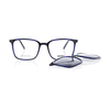 Brille mit Clip UN769-3 schwarz-blau Blau