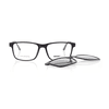 Brille mit Clip UN766-3 schwarz-grau Schwarz