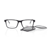 Brille mit Clip UN766-1 schwarz