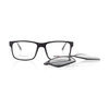 Brille mit Clip UN763-1 schwarz