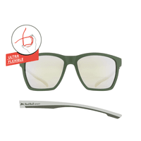 Sonnenbrille FLIP-005P olive grün matt
