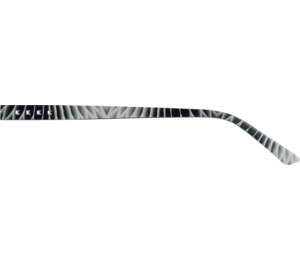ChangeMe!  Bügelpaar 8808-2 schwarz grau gemustert auf schwarz
