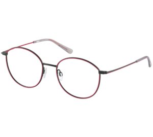 CINQUE Brille 11078-3 rot auf schwarz