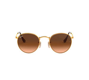 Ray Ban Sonnenbrille Round Metal ORB3447 9001A5 gold bronze