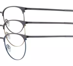VISTAN Brille Flex  2283-1 schwarz auf dunkelgun matt