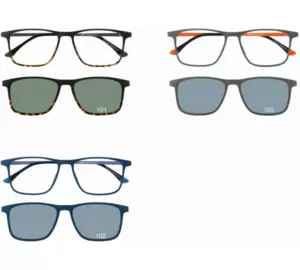 VISTAN Brille für Clip 6369-2 dunkelblau matt
