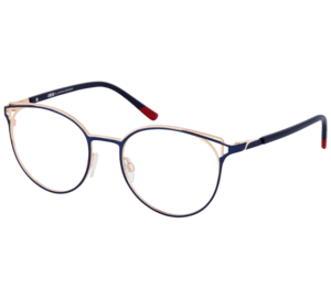 CINQUE Brille 11108-3 dunkelblau matt auf rosé