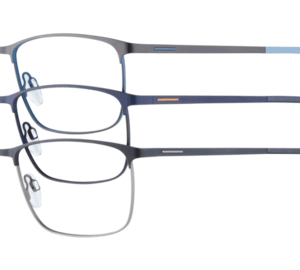 VISTAN Brille Flex 2329-1 dunkelgun auf blau matt