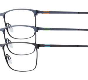 VISTAN Brille Flex 4589-3 schwarz mit blau matt