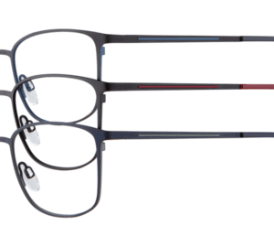 VISTAN Brille Flex 4591-2 schwarz matt mit dunkelrot