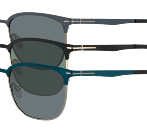 VISTAN Sonnenbrille 811-103 blau metallic auf dunkelgun