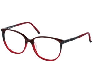 CINQUE Brille 61100-1 rot grau marmoriert verlauf