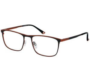 ROY ROBSON Brille für Clip 10083-2 schwarz auf rostbraun matt