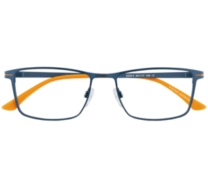 VISTAN Brille für Clip 2425-2 blau metallic mit orange matt