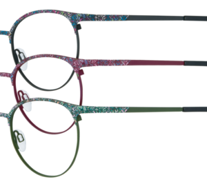 VISTAN Brille 2878-1 multicolor auf schwarz matt