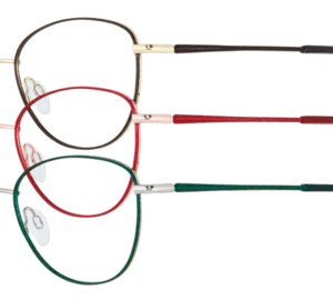 VISTAN Brille 2900-3 grün mit glitzer auf silber