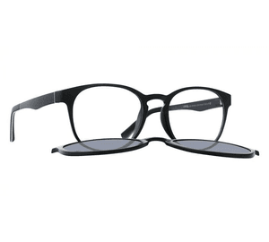INVU. Brille mit Clip M4103A schwarz matt