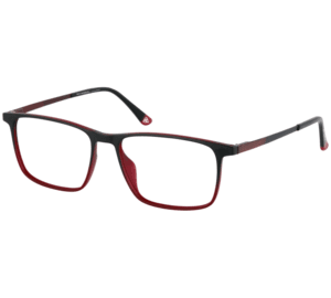 ROY ROBSON Brille für Clip 60113-1 schwarz rot verlauf matt