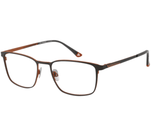 ROY ROBSON Brille für Clip 40093-2 dunkelgrau metallic auf braun matt